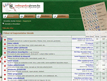 Tablet Screenshot of onlinepoker.forum.hu