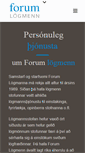 Mobile Screenshot of forum.is