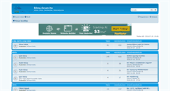 Desktop Screenshot of klima.forum.hu