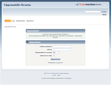 Tablet Screenshot of cv.forum.hu