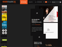 Tablet Screenshot of forum.pt